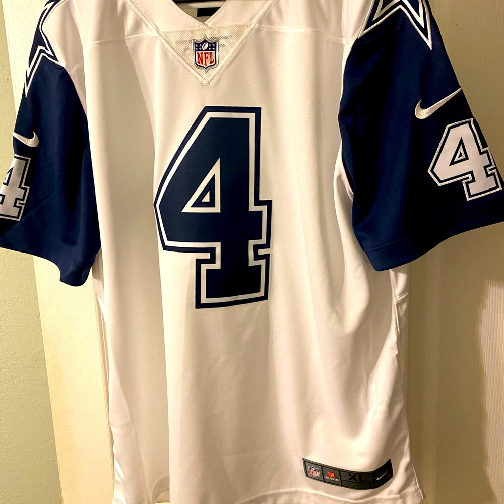 Dak Prescott #4 Nike Dallas Cowboys Color Rush Vapor Limited Edition Jersey XL